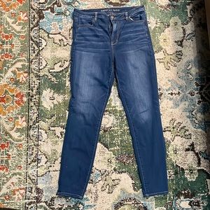 American eagle super high rise jegging like new